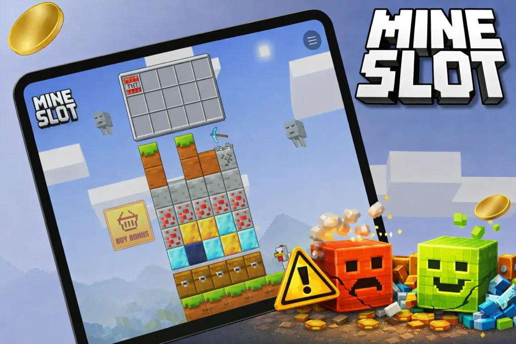Mine Slot — пиксельный майнинг слот от InOut Games